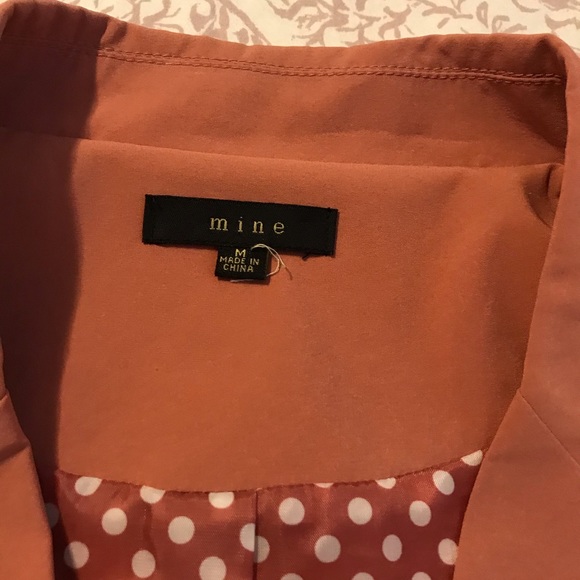 mine Lightweight pink blazer Medium - Picture 5 of 6